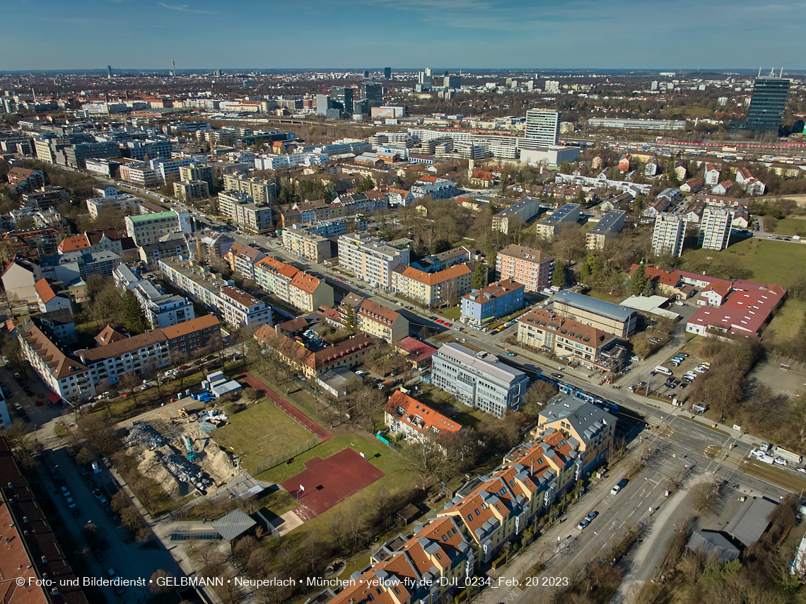20.02.2023 -  der verschwundene Hachinger Bach in Neuperlach und Berg am Laim